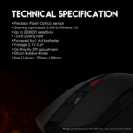 Mis Wireless Fantech WG10 Raigor II crveni - Slika 3