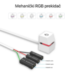Naponski Power ON/OFF prekidac JWD beli - Slika 2