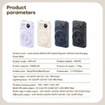 Power bank Magsafe REMAX Lecho Series RPP-527 PD 20W + QC 22.5W Fast Charging 10000mAh beli - Slika 5