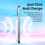 Power bank prenosiva baterija Magsafe REMAX Usion Series RPP-65 PD 20W + QC 15W Fast Charging 10000mAh plavi - Slika 4