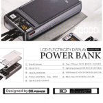 Power bank prenosiva baterija Oxpower P410 PD QC 22.5W 20000mAh crna - Slika 5