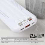 Eksterna baterija Oxpower 10000 mAh sa kablovima - Slika 5