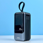 Power bank prenosiva baterija REMAX Dinba Series RPP-59 65W+60W PD+QC Fast Charging 20000mAh crni - Slika 3