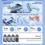 Power bank prenosiva baterija REMAX Xiaoxiao RPP-676 2.1A 5000mAh bela - Slika 2