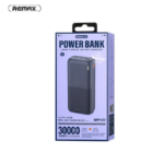 Power bank prenosiva baterija REMAX RPP-177 Lango II Series 2.4A Fast Charging 30000mAh crni - Slika 3