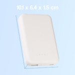 Power bank prenosiva baterija Magsafe PD 5000 mAh bela - Slika 4