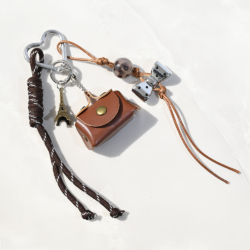 Privezak Fashion Bag braon