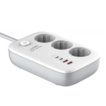 Produzni kabl LDNIO 3 uticnice + 2xUSB QC 60W, 2xPD 65W 2m beli - Slika 8