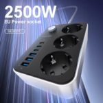 Produzni kabl LDNIO SE3631C 3 uticnice 3xUSB 3xPD beli 2m - Slika 2