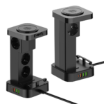 Produzni kabl LDNIO SEW4485 2500W EU 4 uticnice + 3xUSB QC PD 30W, Wireless 15W, PPS, Tajmer 2m crni - Slika 2