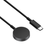 Punjac za Samsung Galaxy watch 7, 6, 5, 4, 3, Active 1, 2 Classic, FE, Ultra, Type C crni