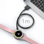 Punjac za Samsung Galaxy watch 7, 6, 5, 4, 3, Active 1, 2 Classic, FE, Ultra, USB crni - Slika 2