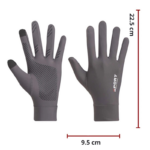 Rukavice za touch screen Sport Zero sive - Slika 5