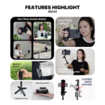 Selfie stick Fantech SS141 selfi stap crni - Slika 2