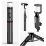 Selfie stick Q12S + tripod beli - Slika 5