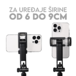 Selfie stick T1 + tripod crni - Slika 5