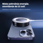 Selfie LED svetlo magnetic crno - Slika 4
