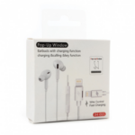 Slusalice sa adapterom za punjenje JH-015 za iPhone lightning bele HQ - Slika 5