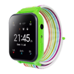 Smart watch CANYON Alfie KW-37, Kids, 1.69", GPS, nano SIM, 32+32MB, GSM, 400mAh, zeleni