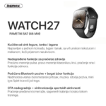 Smart watch REMAX Watch27 46mm crni - Slika 2