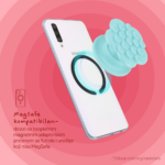 Stiker za mobilni telefon Magnetic Heart roze - Slika 4
