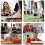 Stiker za mobilni telefon Octobuddy crni - Slika 2