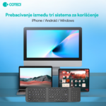 Tastatura Coteci 65 Fold crna - Slika 3