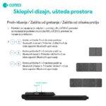 Tastatura Coteci 65 Fold crna - Slika 4