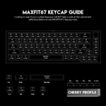 Tastatura Mehanicka Gaming Fantech MK858 RGB Maxfit67 crna (brown switch) - Slika 2
