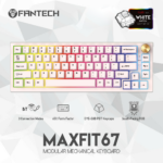 Tastatura gejmerska mehanicka bezicna MAXFIT67 MK858 space edition (Kaith box white switch) FANTECH - Slika 6