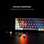 Tastatura Mehanicka Gaming Fantech MK874 RGB Atom 63 Navy (Red switch) - Slika 3