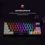 Tastatura Mehanicka Gaming Fantech MK874 RGB Atom 63 Navy (Red switch) - Slika 4
