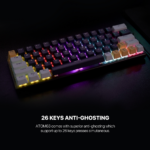 Tastatura Mehanicka Gaming Fantech MK874 RGB Atom 63 Navy (Red switch) - Slika 5