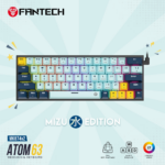 Tastatura Mehanicka Gaming Fantech MK874V2 RGB Atom 63 Mizu SkyBlue (rosie switch) - Slika 2