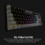 Tastatura Mehanicka Gaming Fantech MK876 RGB Atom TKL siva (Blue switch) - Slika 3
