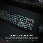 Tastatura Mehanicka Gaming Fantech MK886 RGB Atom siva (Blue switch) - Slika 3