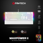 Tastatura Mehanicka Gaming Fantech MK894 RGB Maxpower II bela (speed grey switch) - Slika 2