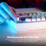 Tastatura Mehanicka Gaming Fantech MK910 RGB Vibe Maxfit 81 Royal Prince Wireless (Yellow switch) - Slika 2