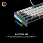 Tastatura Mehanicka Gaming Fantech MK912 RGB Atom PRO63 Wireless Saturn (red switch) - Slika 5
