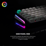 Tastatura Mehanicka Gaming Fantech MK913 RGB Atom PRO83 Wireless Mercury (blue switch) - Slika 4
