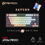 Tastatura Mehanicka Gaming Fantech MK913 RGB Atom PRO83 Wireless Saturn (blue switch)