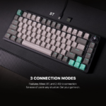 Tastatura Mehanicka Gaming Fantech MK913 RGB Atom PRO83 Wireless Saturn (blue switch) - Slika 4