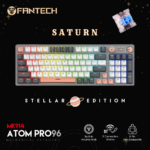 Tastatura Mehanicka Gaming Fantech MK914 RGB Atom PRO96 Wireless Saturn (blue switch) - Slika 9