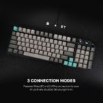 Tastatura Mehanicka Gaming Fantech MK914 RGB Atom PRO96 Wireless Saturn (red switch) - Slika 2