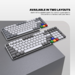 Tastatura Mehanicka Gaming Fantech MK915 RGB Maxfit AIR83 Wireless grey (red switch) - Slika 4