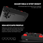 Tastatura Mehanicka Gaming Fantech MK917 RGB Atom PRO79 Wireless bela (Blue switch) - Slika 5