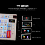 Tastatura Mehanicka Gaming Fantech MK918 RGB Atom PRO97 Wireless bela (Blue switch) - Slika 2