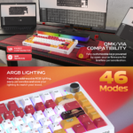 Tastatura Mehanicka Gaming Fantech MK921 Maxfit 8 Wireless ONE PIECE - LUFFY (white switch) - Slika 5