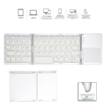Tastatura Wireless sa touchpadom rasklopiva bela