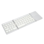 Tastatura Wireless sa touchpadom rasklopiva bela - Slika 2